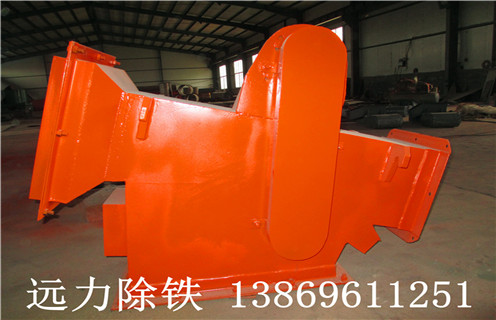 管道除鐵器，河北管道式除鐵器_河北管道式除鐵器應(yīng)用安裝示意圖型12000高斯_可定制工作原理