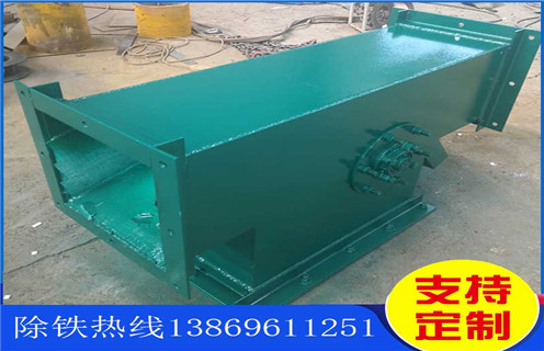管道式粉料永磁除鐵器，河南管道式粉料永磁除鐵器_河南管道式粉料永磁除鐵器的優(yōu)缺點(diǎn)安裝示意圖型12000高斯_工作原理 
